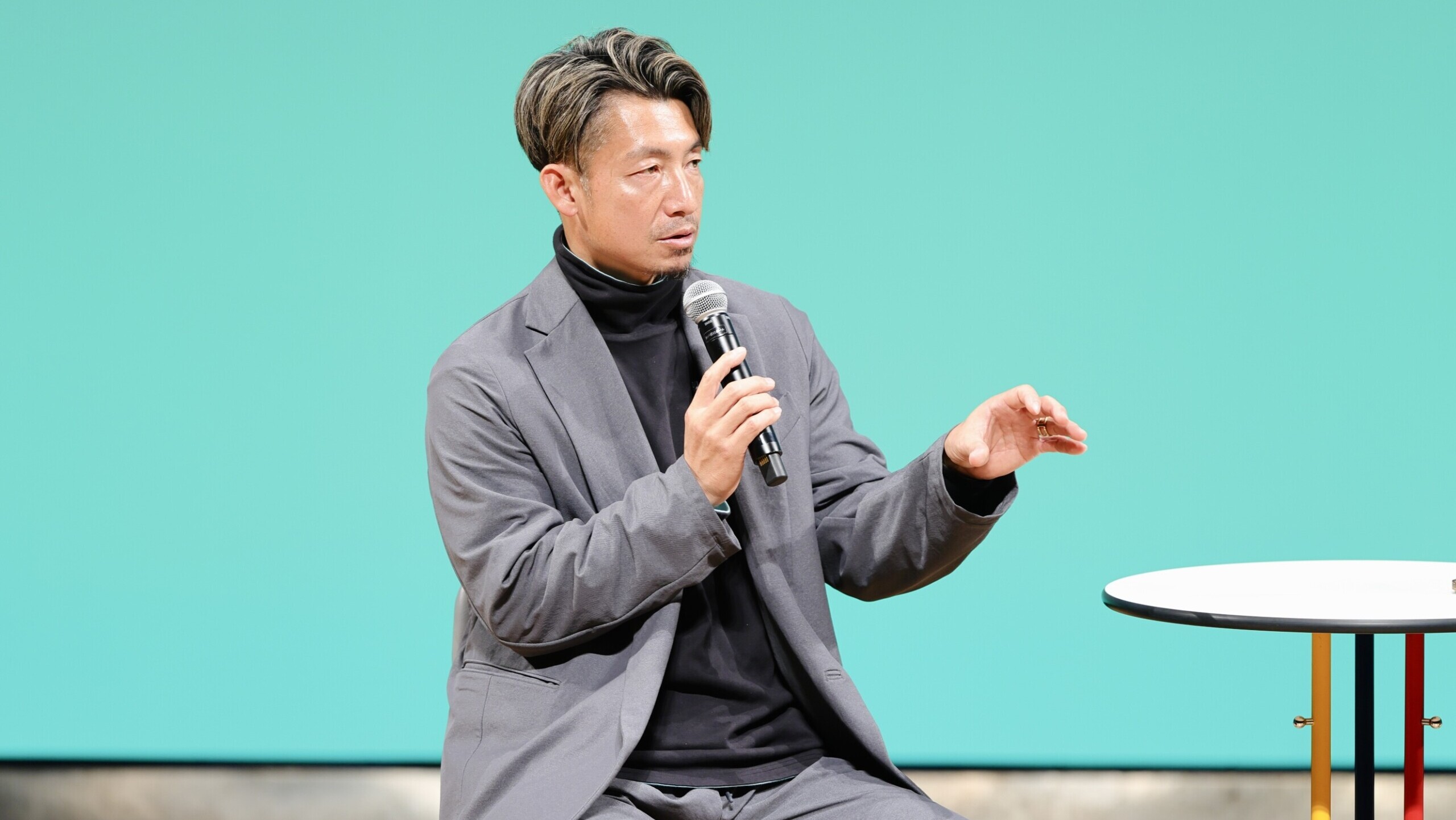 神戸朝日ホールで開催されたトークライブに出演する鳥谷敬